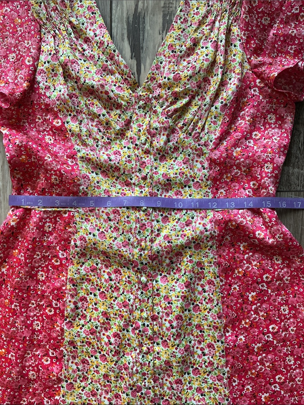 NWT Cinq A Sept Jessica Dress Ditzy Floral Pink Size 10 - Picture 11 of 13